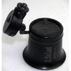 Lupa Zegarmistrzowska LZ1-WG25_2,5x+Led